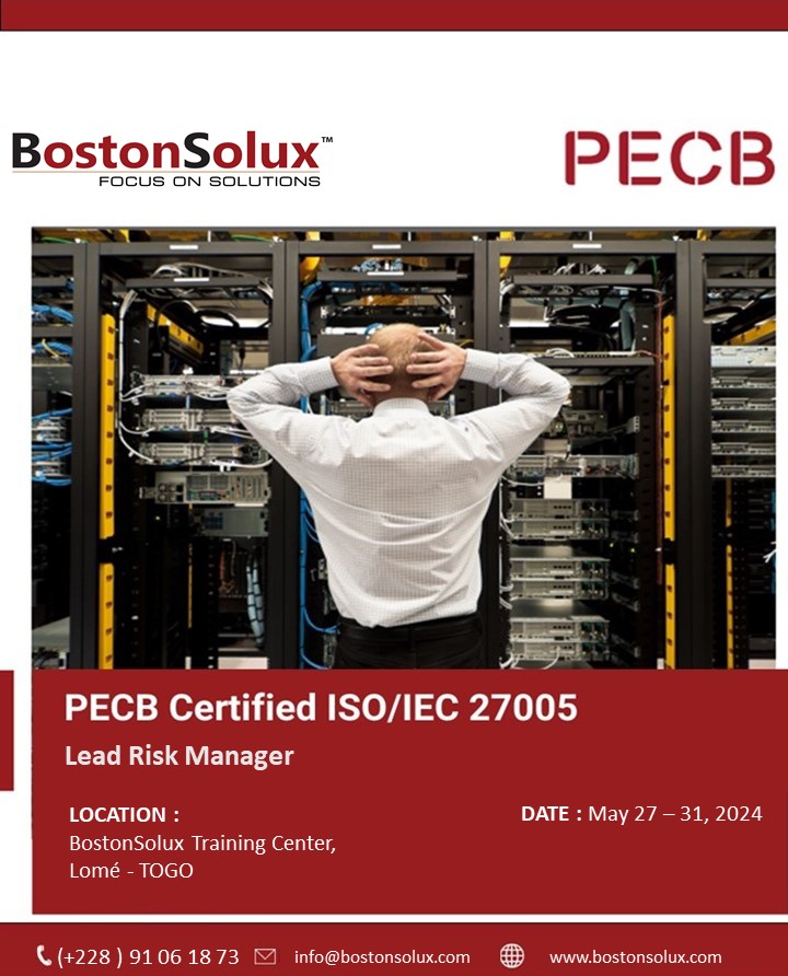 Formation ISO 27005 Lead Risk Manager à BostonSolux Training Center